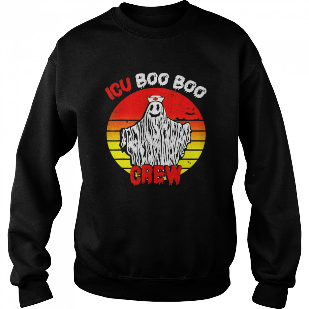 Nurse ICU Boo Boo Crew Ghost Nursing Halloween 2021 Unisex Sweatshirt