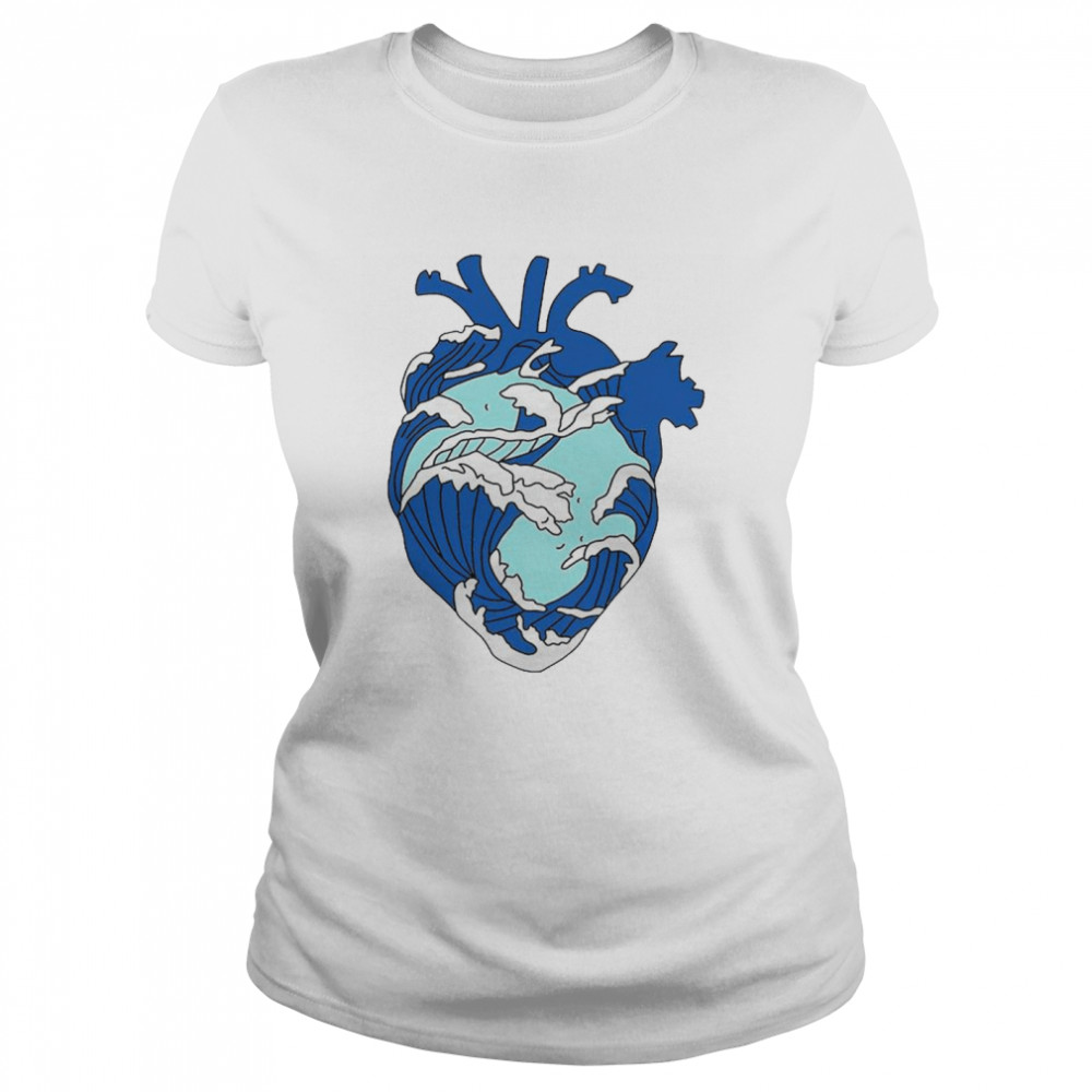 Sea heart shirt Classic Women's T-shirt