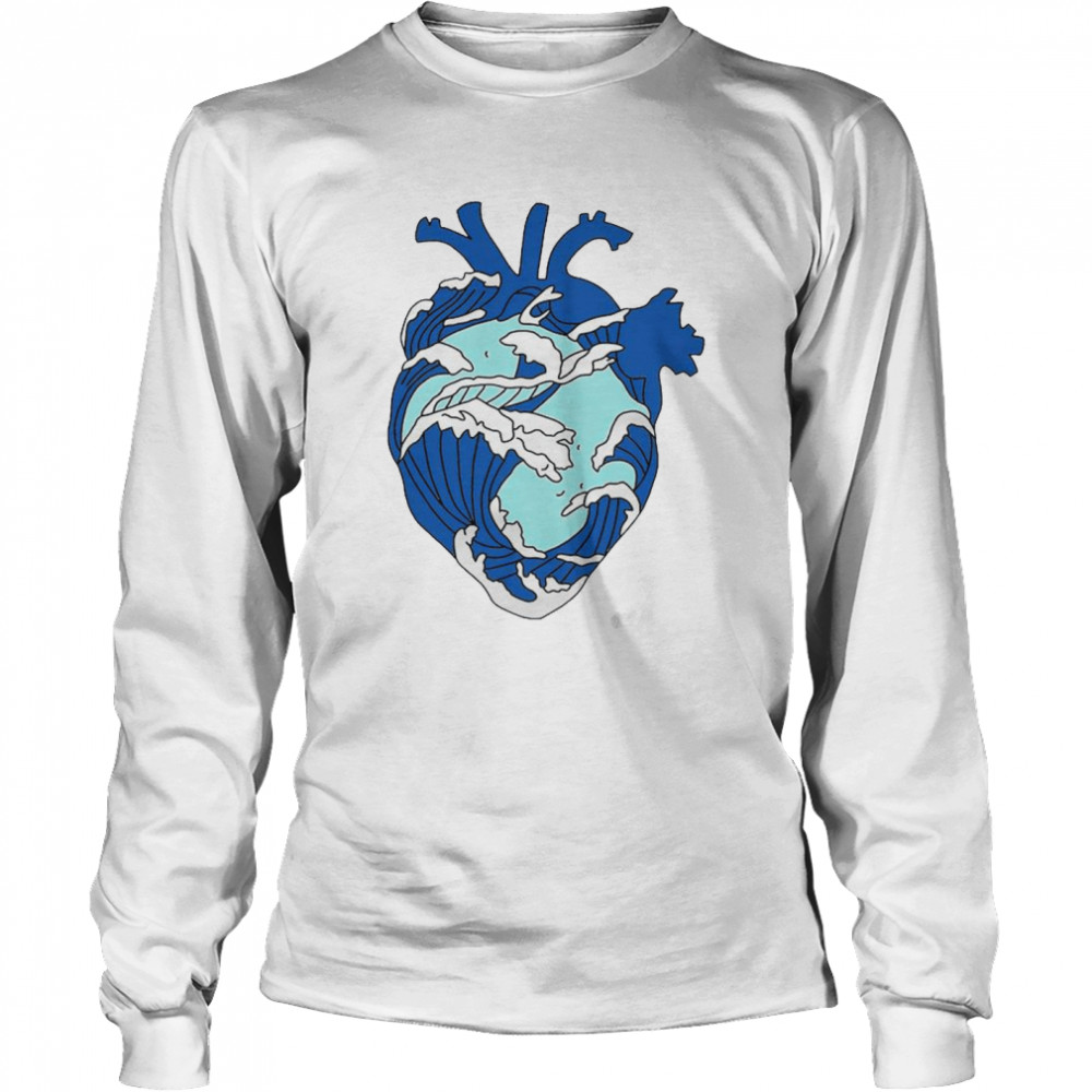 Sea heart shirt Long Sleeved T-shirt