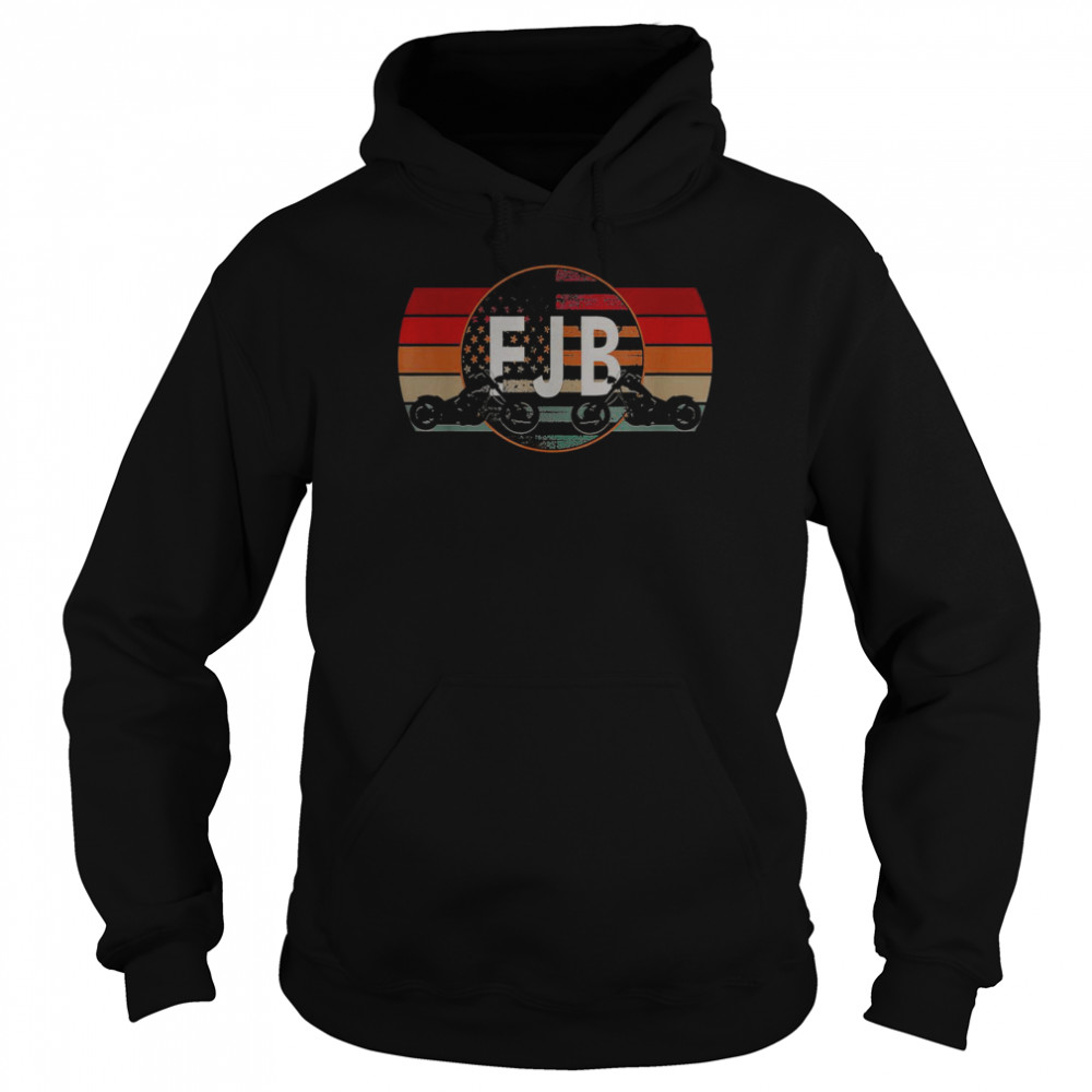 Fjb motorcycle american flag shirt Unisex Hoodie