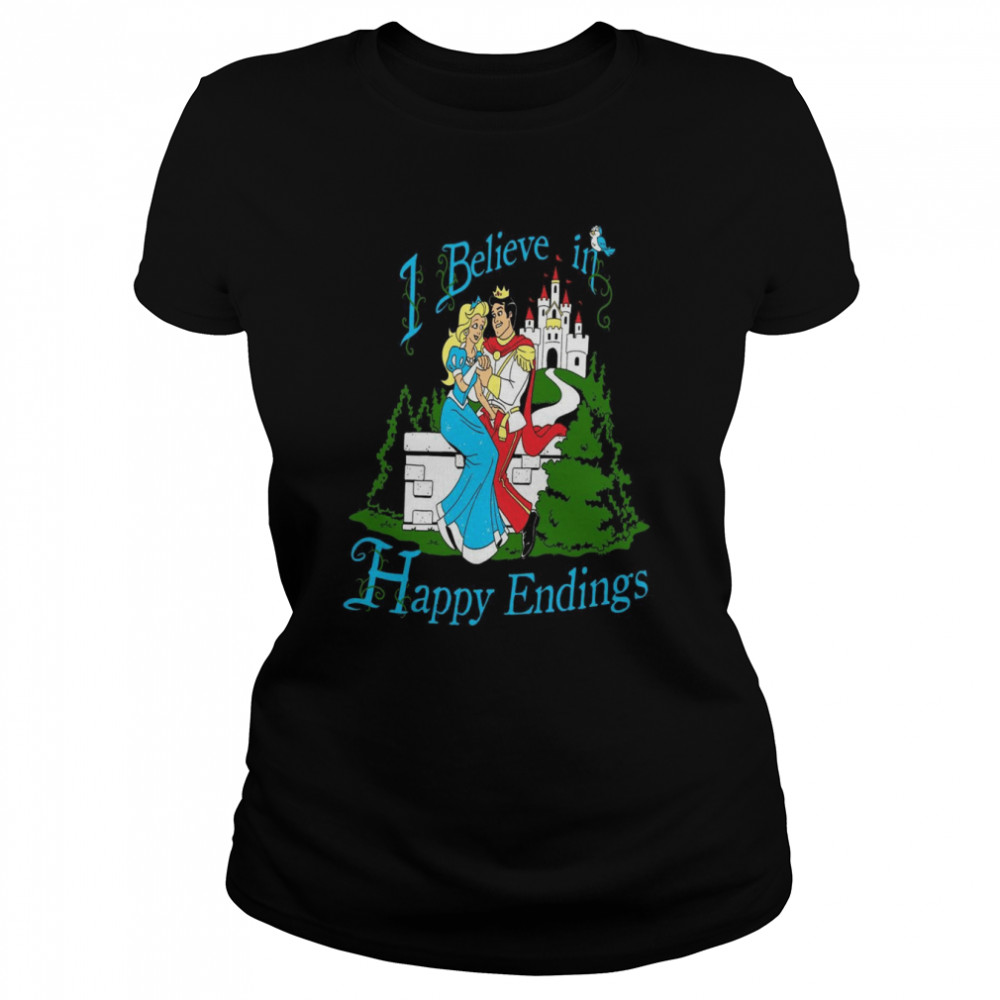 I believe in happy endings shirt Classic Women's T-shirt