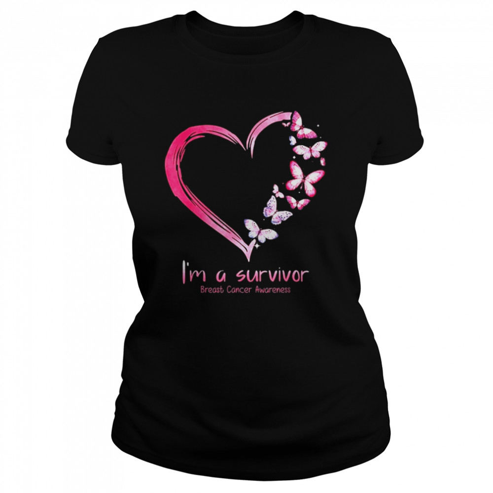 Im A Survivor Breast Cancer Awareness 2021 shirt Classic Women's T-shirt