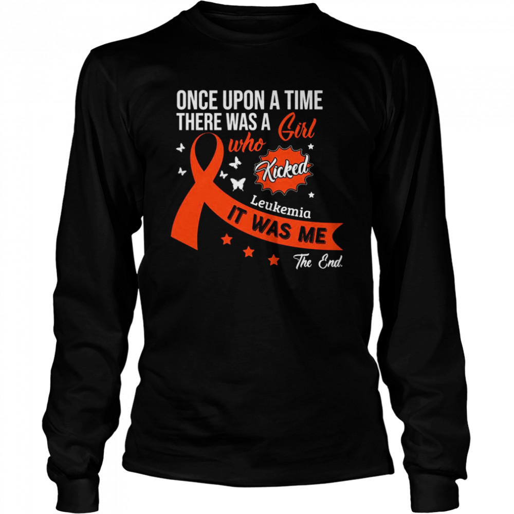 Leukemia Awareness Fight Cancer Band shirt Long Sleeved T-shirt