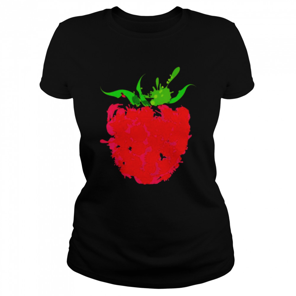 Strawberry fruit painting shirt Classic Women's T-shirt