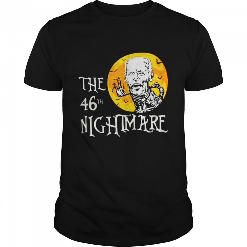 Biden zombie The 46 Nightmare anti-Biden Halloween shirt Classic Men's T-shirt