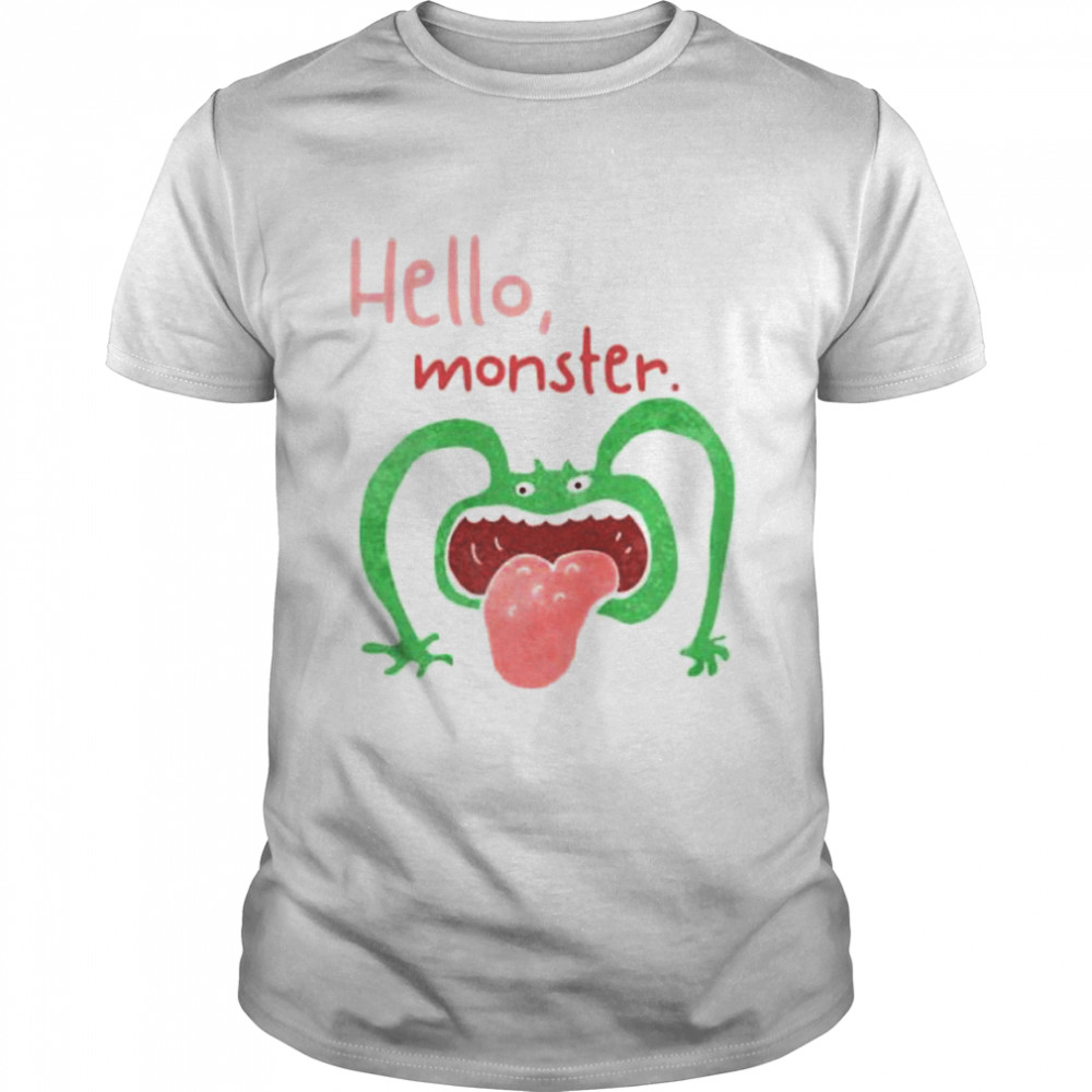 Hello Monster Spooky Halloween shrits