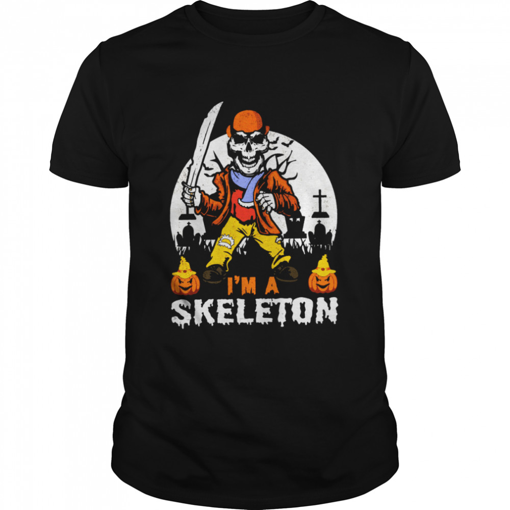 I Am a Skeleton Halloween shirts