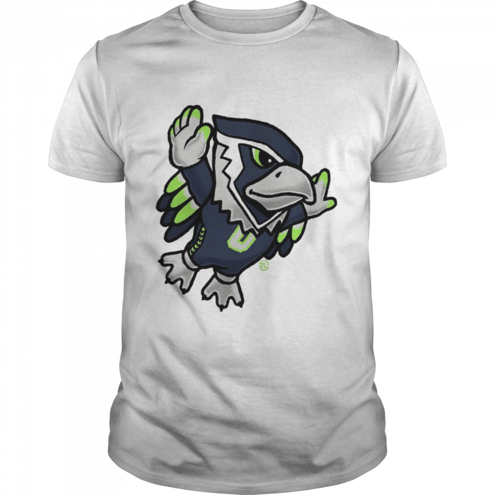 Seattle Seahawks mascot chibi shirt Classic Men's T-shirt