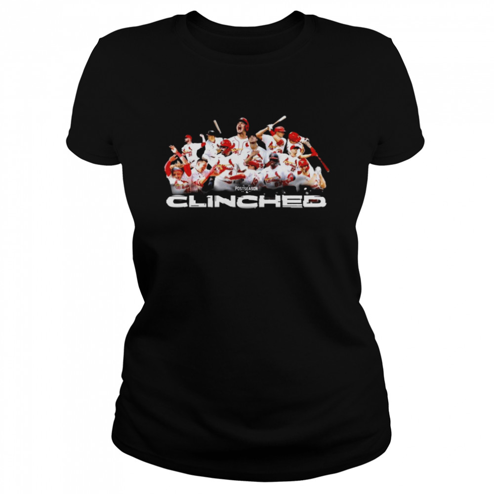 St Louis Cardinals Baseball Teams Clinched 2021 Postseason Classic Women's T-shirt