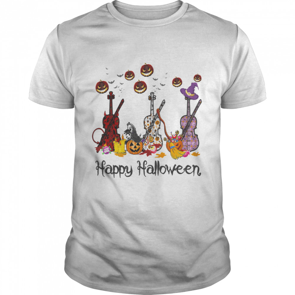 Guitars Happy Halloween Shirts