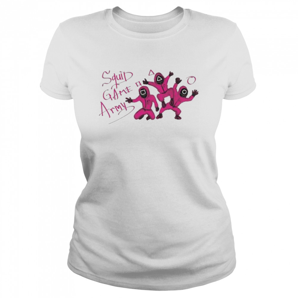 Squid game army pink shirt Classic Women's T-shirt