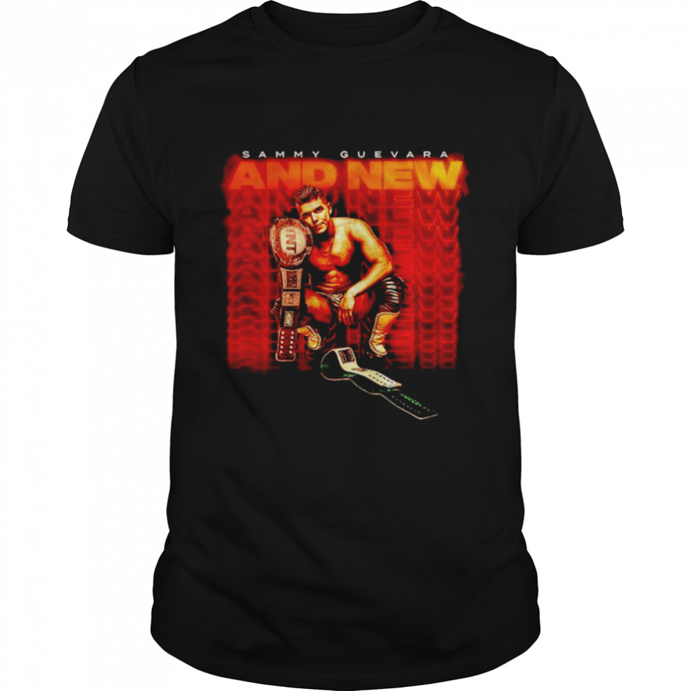 Sammy Guevara And New TNT All Elite Wrestling shirts