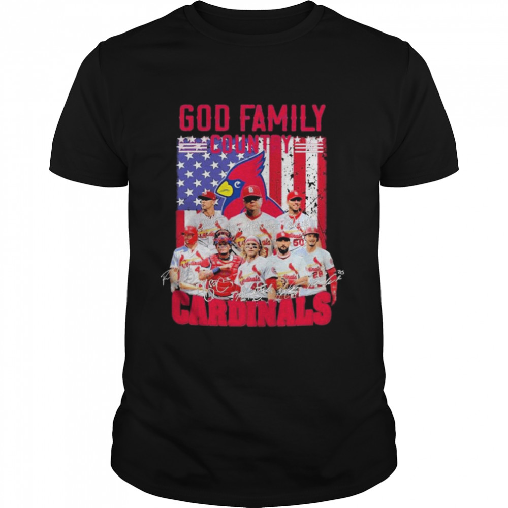 st Louis Cardinals Team Sport God Family Country shirt
