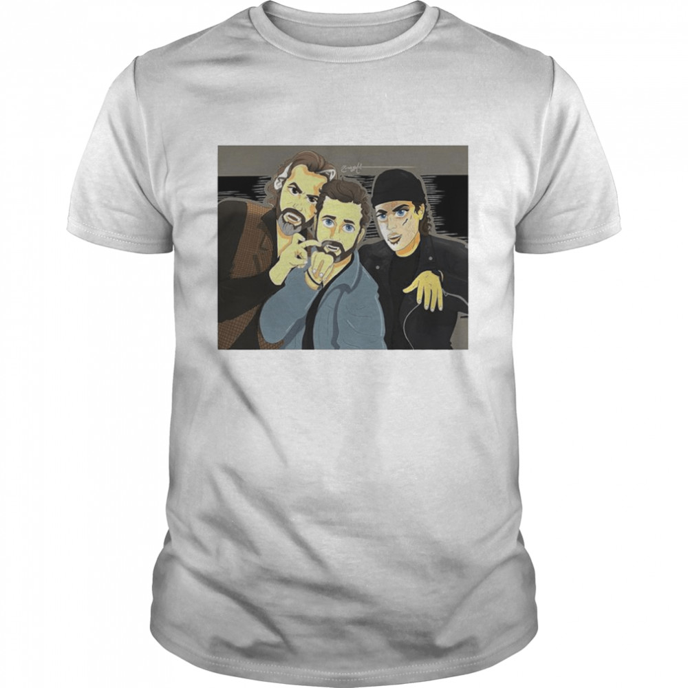 Vampire Brothers art signatures shirt Classic Men's T-shirt