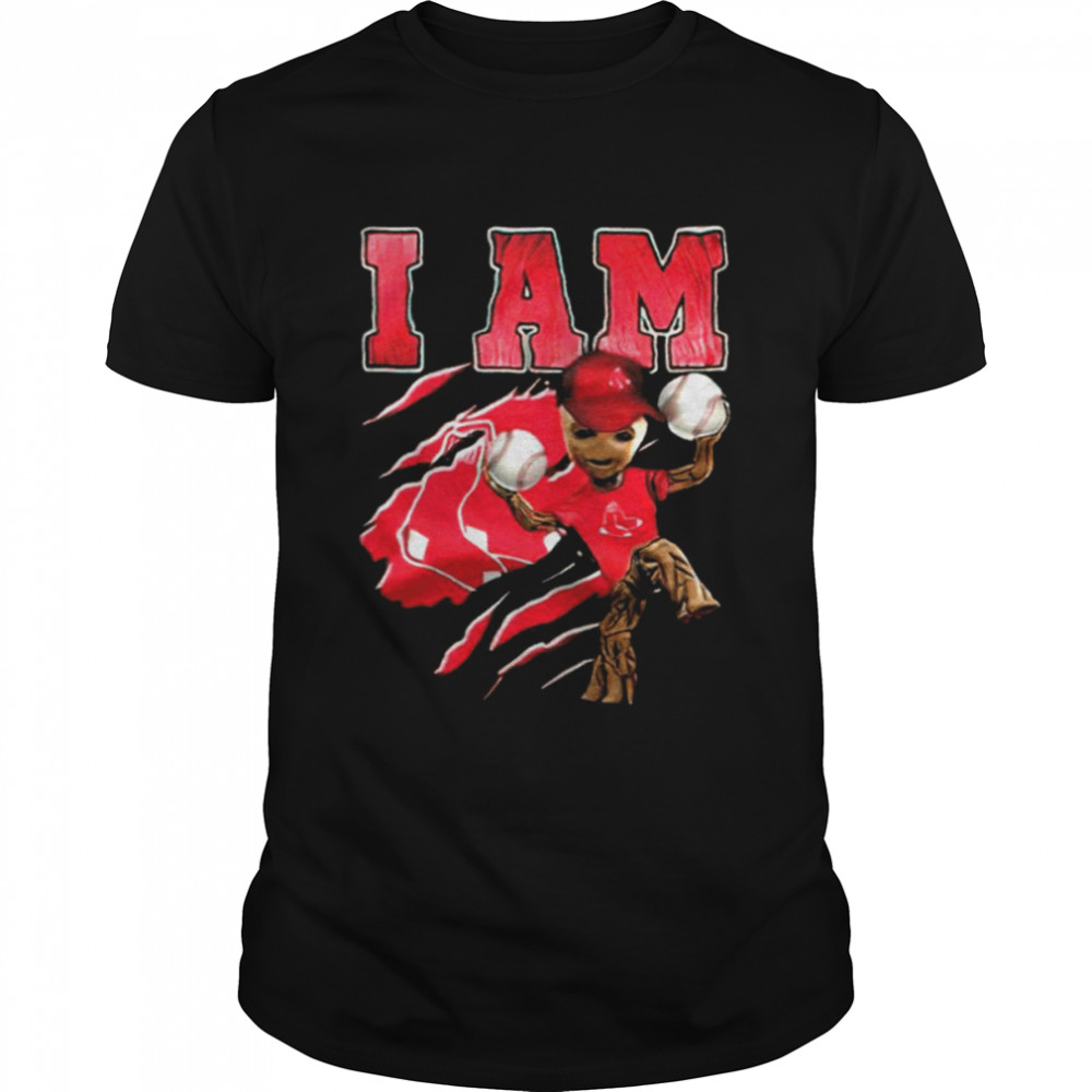 I am A Groot Boston Red Sox shirts