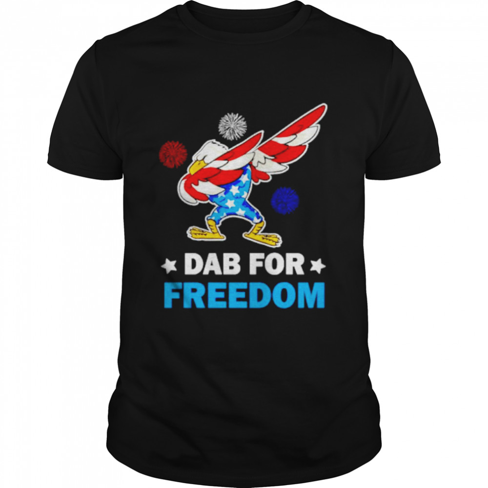 dab for freedom Eagle United States dabbing shirt