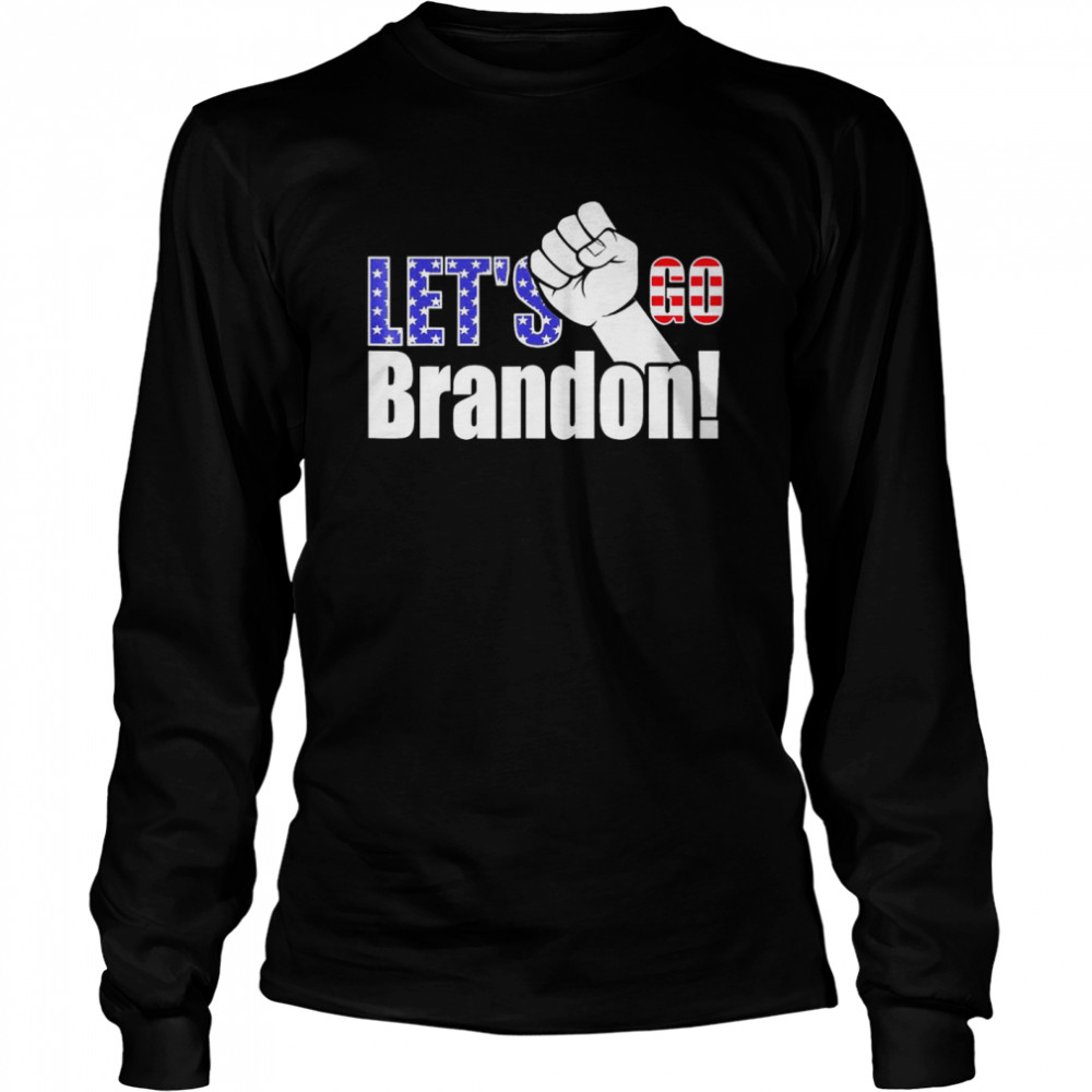 Let’s Go Brandon American Chant Anti Liberal Usa T- Long Sleeved T-shirt