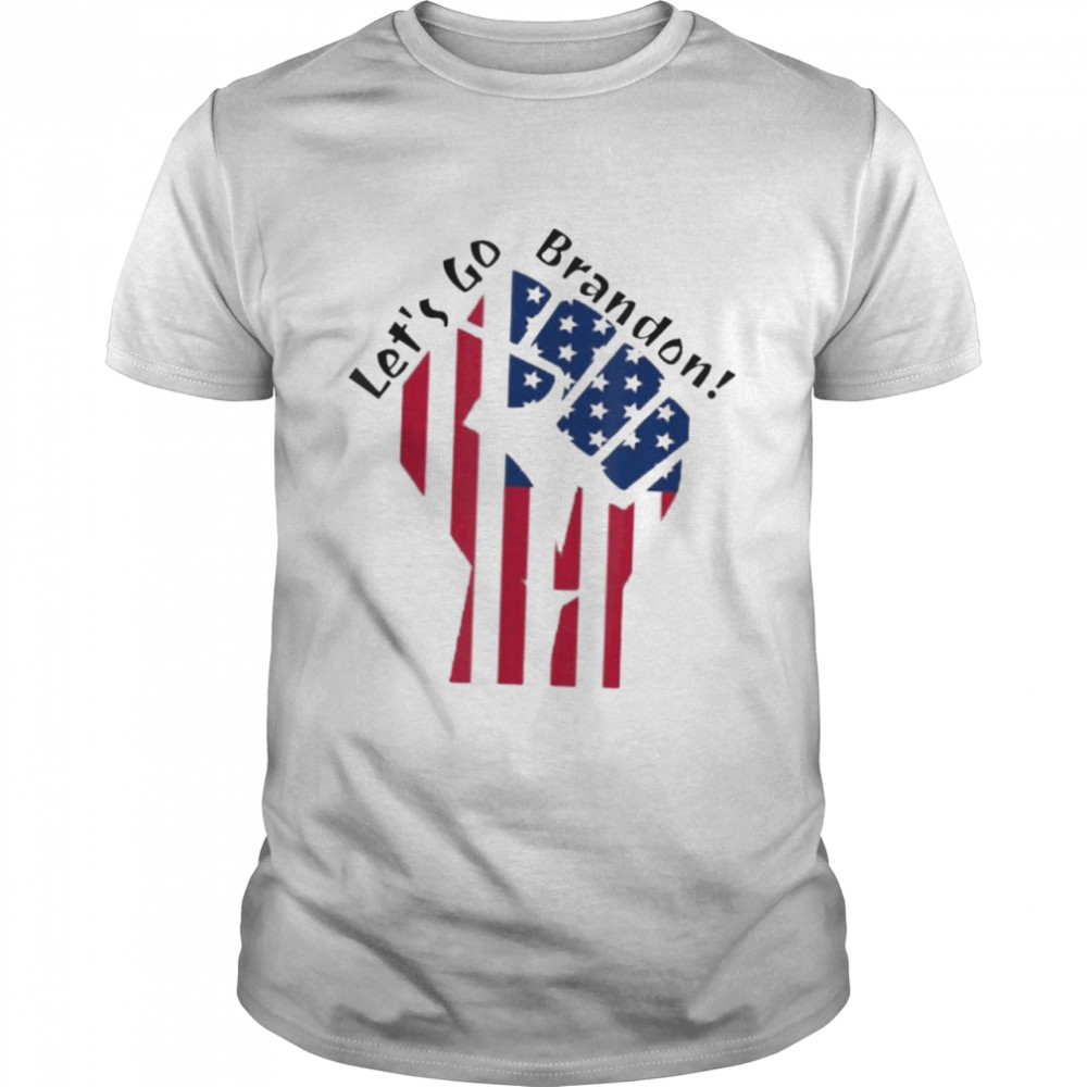 Lets Go Brandon Chant American Flag Impeach Biden 46 shirt