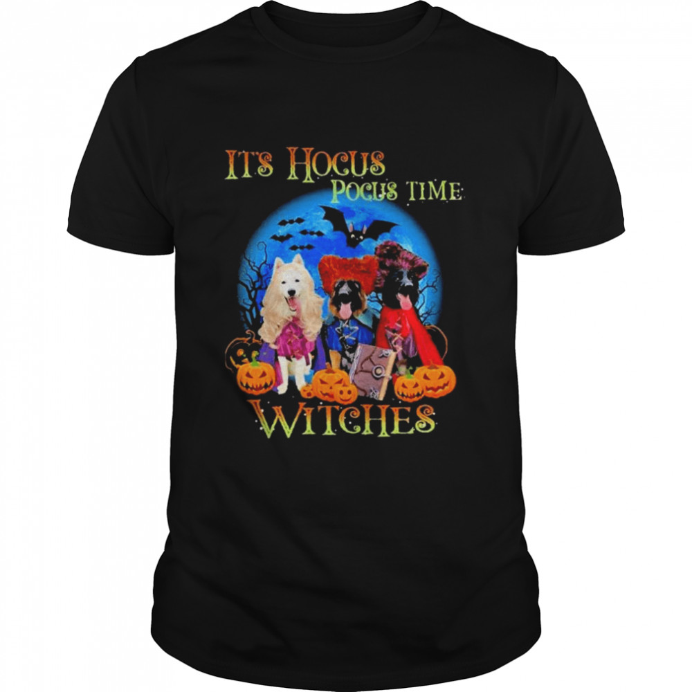 Becgie GSD It’s Hocus Pocus Time Witches Halloween  Classic Men's T-shirt