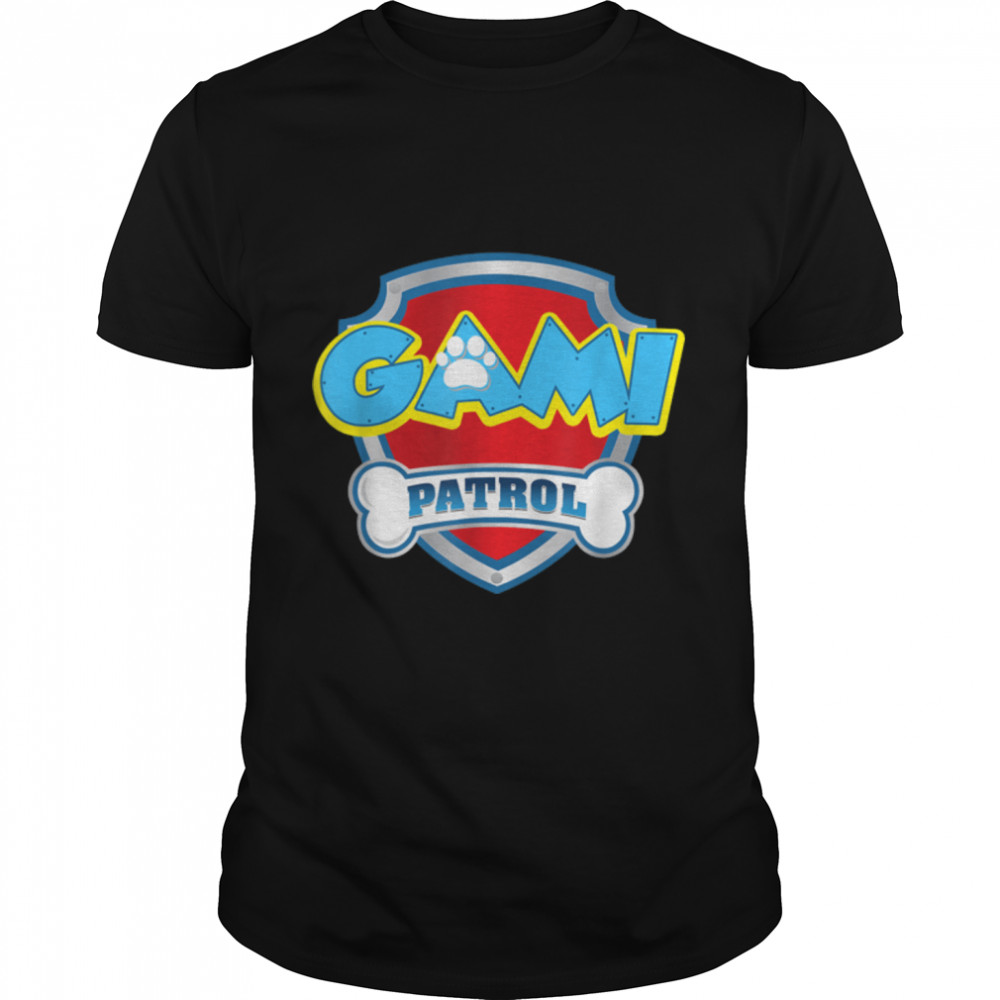 Funny Gami Patrol - Dog Moms, Dad For Men Women T-Shirt B09JWD7F6Bs