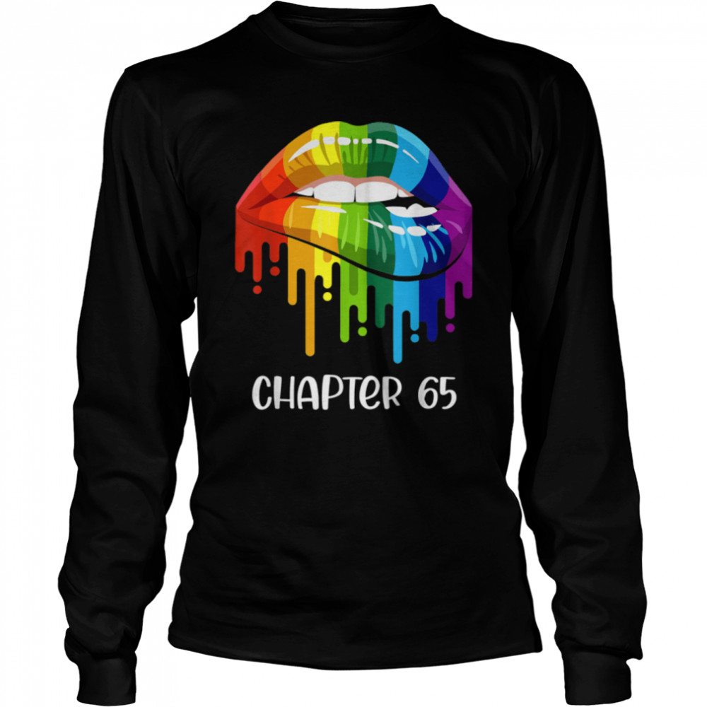 LGBT just married engaged Lesbian Mrs & Mrs est. 65 T- B09JYQS7B3 Long Sleeved T-shirt