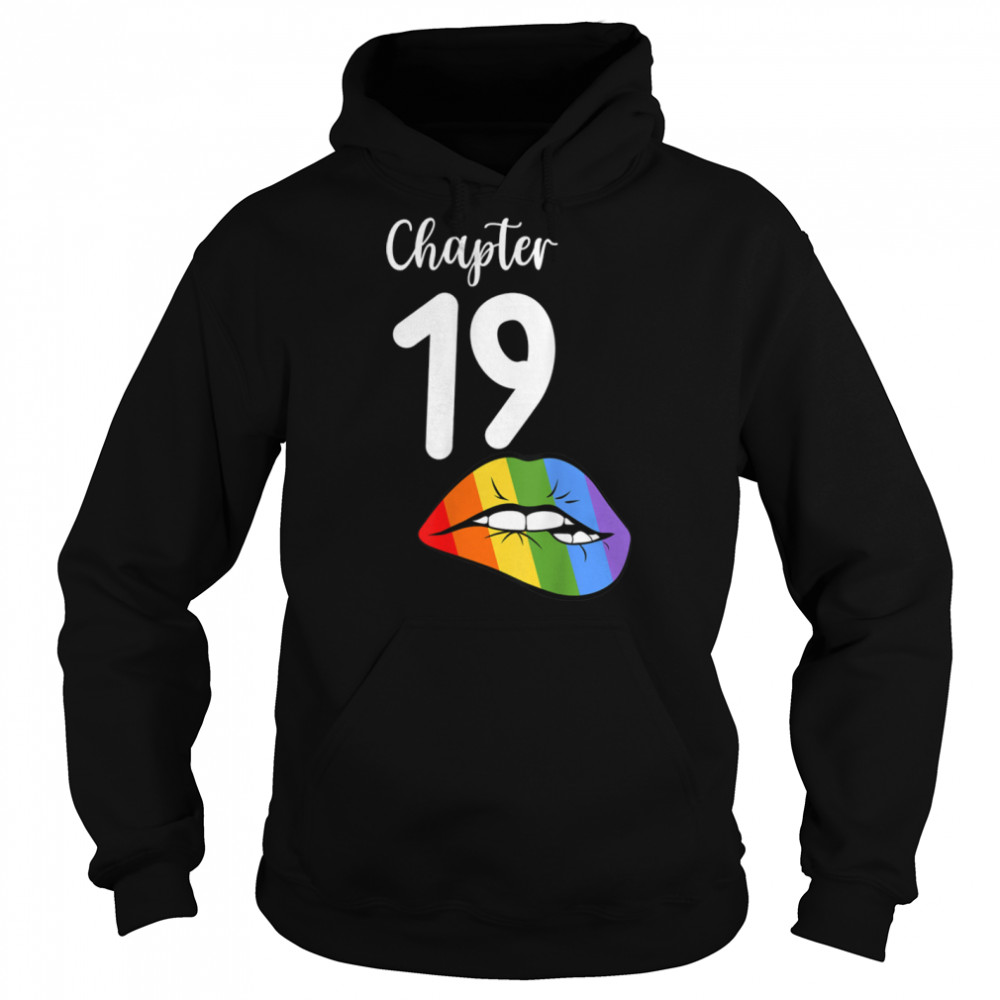 LGBT sexy lips rainbow chapter 19 Birthday celebration T- B09JZTXS8H Unisex Hoodie