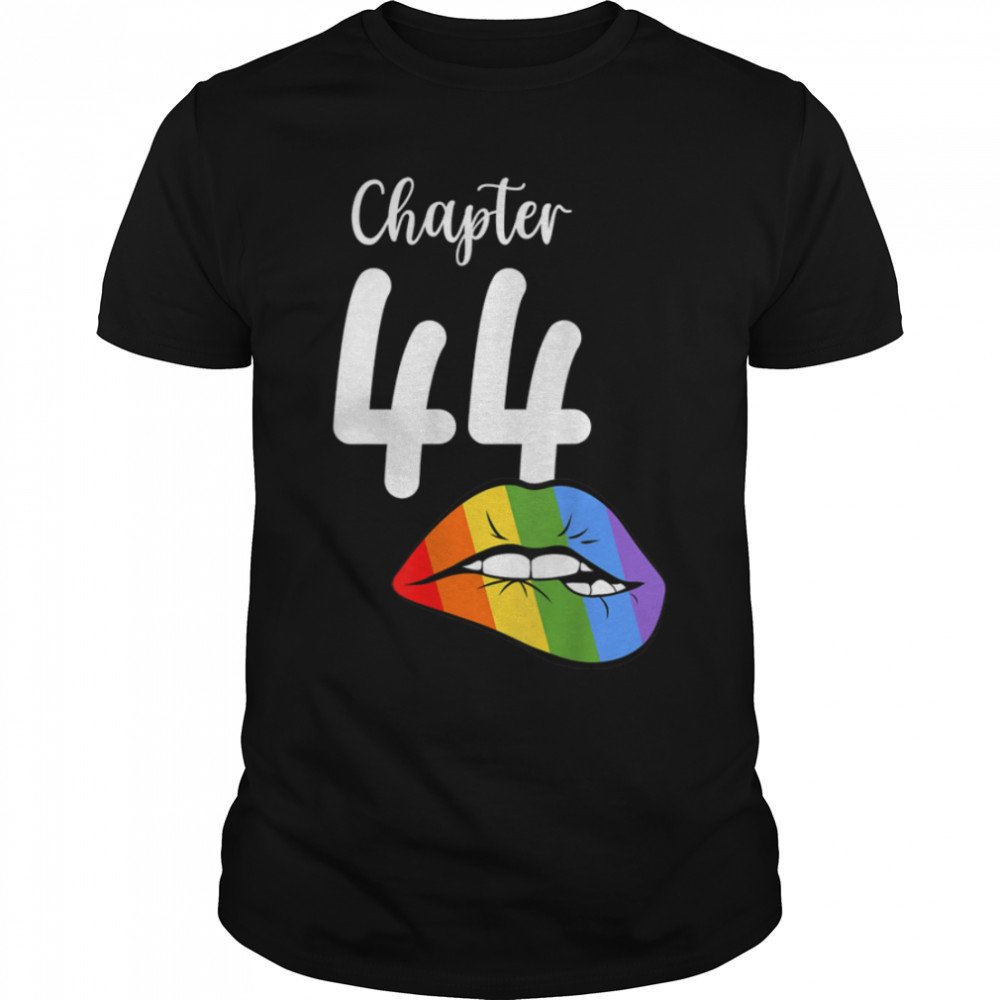 LGBT sexy lips rainbow chapter 44 Birthday celebration T- B09JZZT2TZ Classic Men's T-shirt