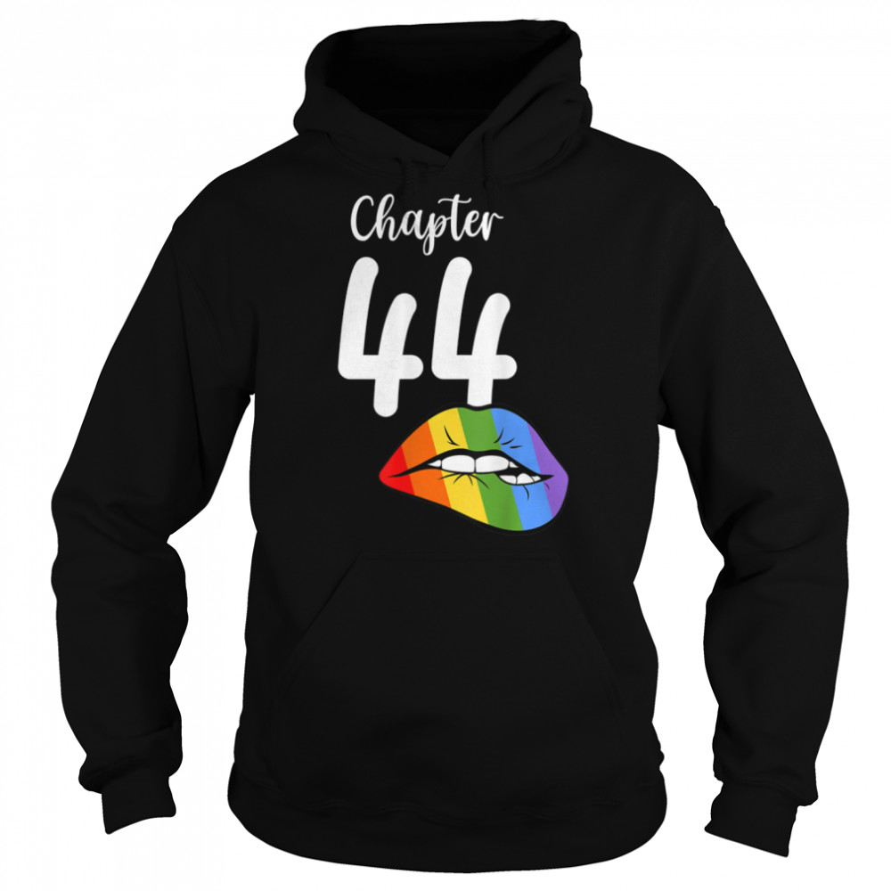 LGBT sexy lips rainbow chapter 44 Birthday celebration T- B09JZZT2TZ Unisex Hoodie