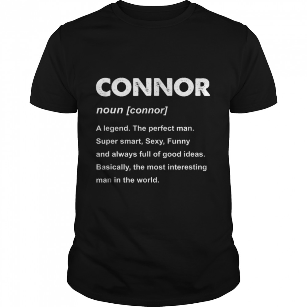 Mens Connor Name T-Shirt B08HM4XS9Qs