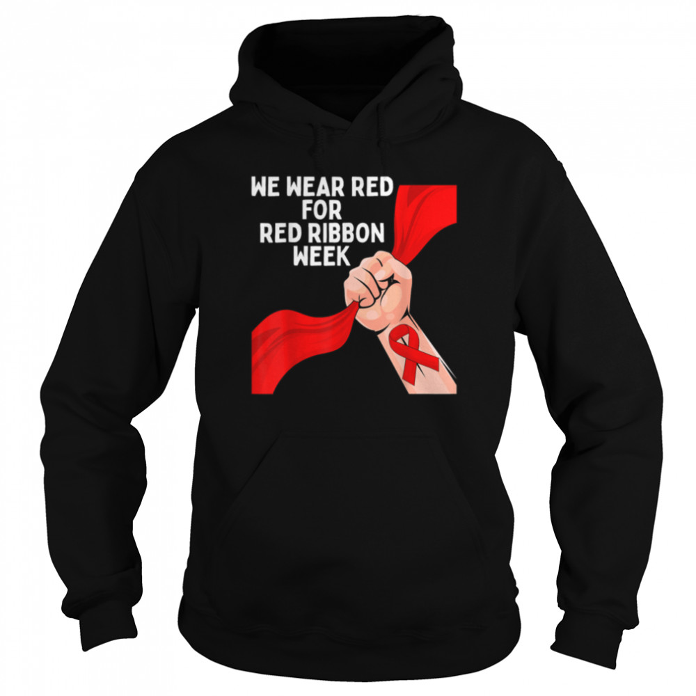 Red Ribbon Week Saying No To Say Yes Awareness Week 2021 T- B09K4X2W7H Unisex Hoodie