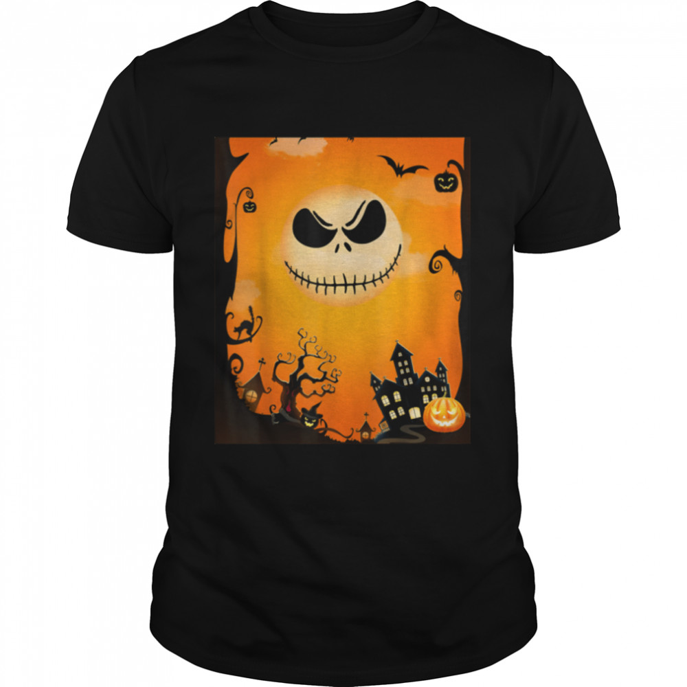 Scary moon halloween T-Shirt B09JY79W2T