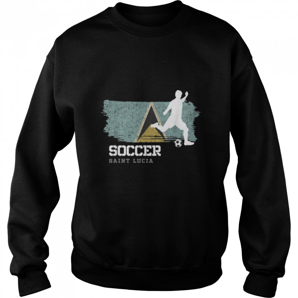 Soccer St. Kittis & Nevis Flag Football Team Soccer Player T- B09K1T17L3 Unisex Sweatshirt