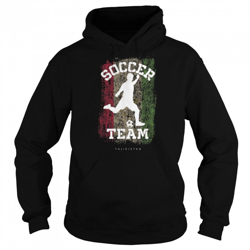 Soccer Tajikistan Flag Football Team Soccer Player T- B09JPF1GZS Unisex Hoodie