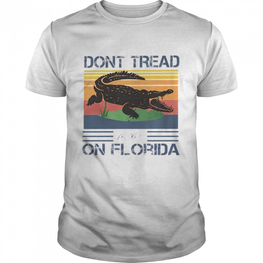 deSantis don’t tread on Florida signature shirt Classic Men's T-shirt