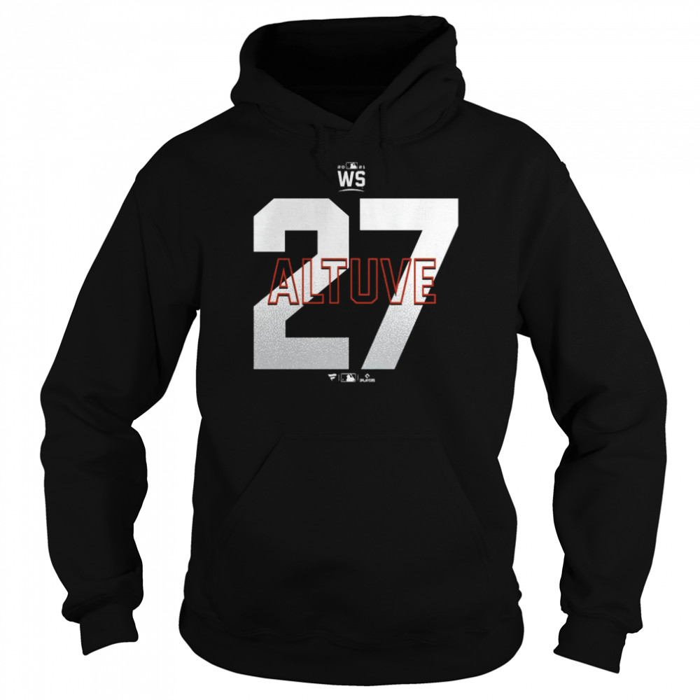 José Altuve #27 2021 World Series Houston Astros Unisex Hoodie