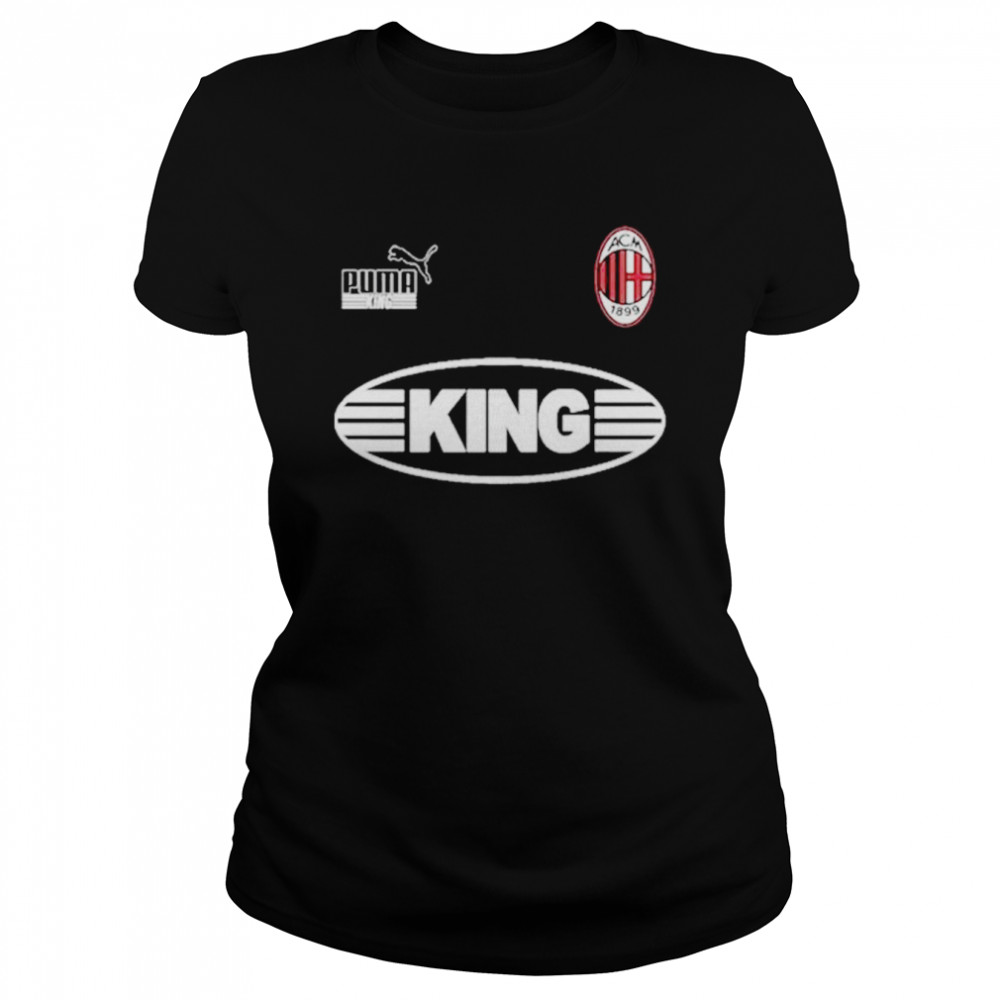 Puma Ac Milan King Jersey Football Heritage T- Classic Women's T-shirt