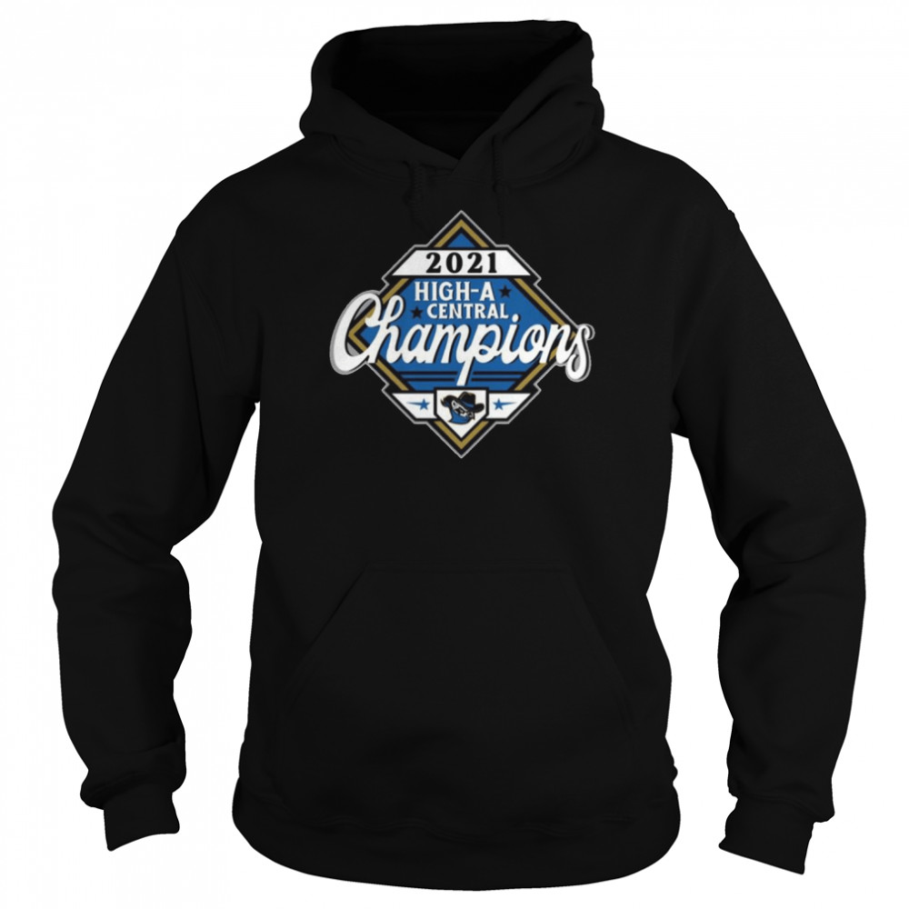 Quad Cities River Bandits High A central 2021 Championship T- Unisex Hoodie