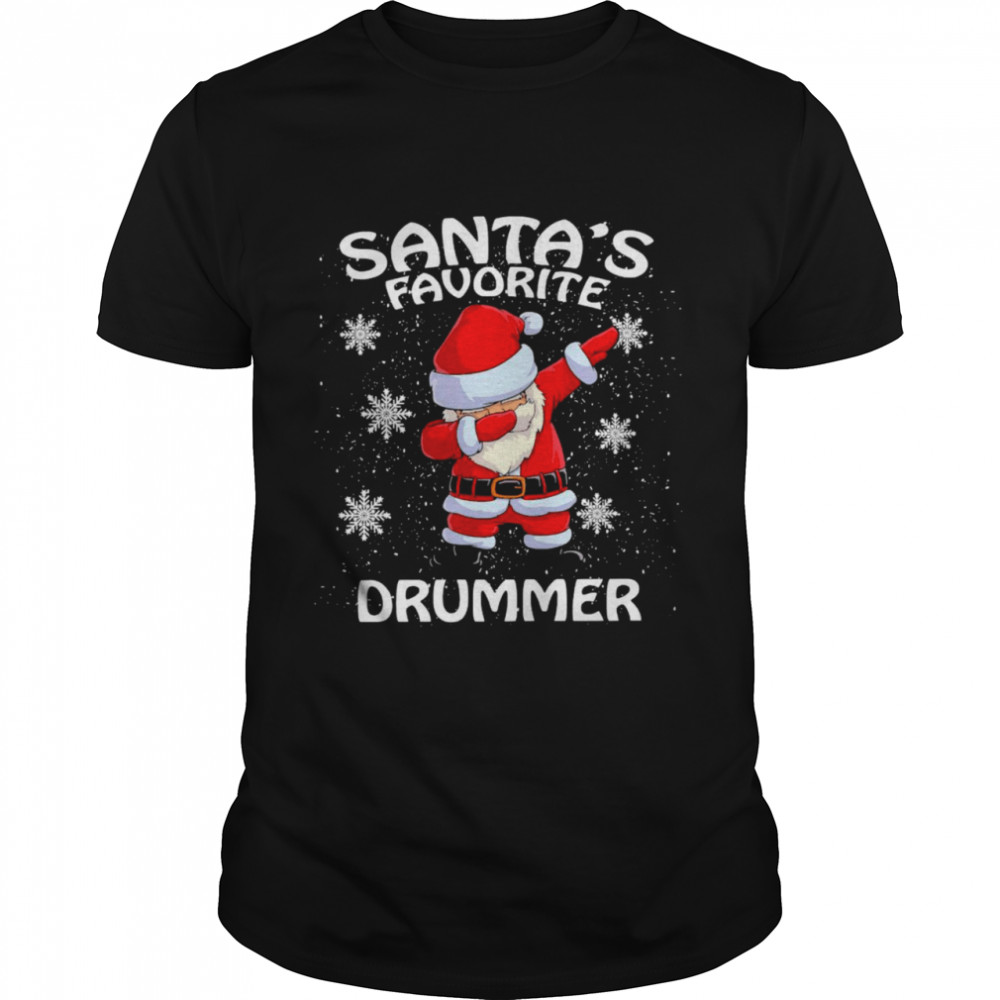 Santas’s Favorite Drummer Christmas Sweater T-shirts