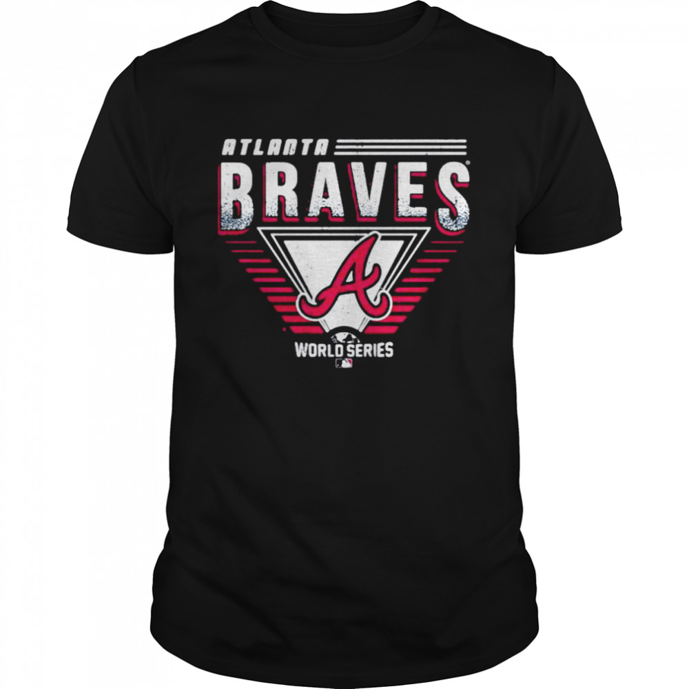 Atlantas Bravess Majestics Threadss Navys 2021s Worlds Seriess Bounds Amusings Nights Tri-Blends Pullovers Shirts