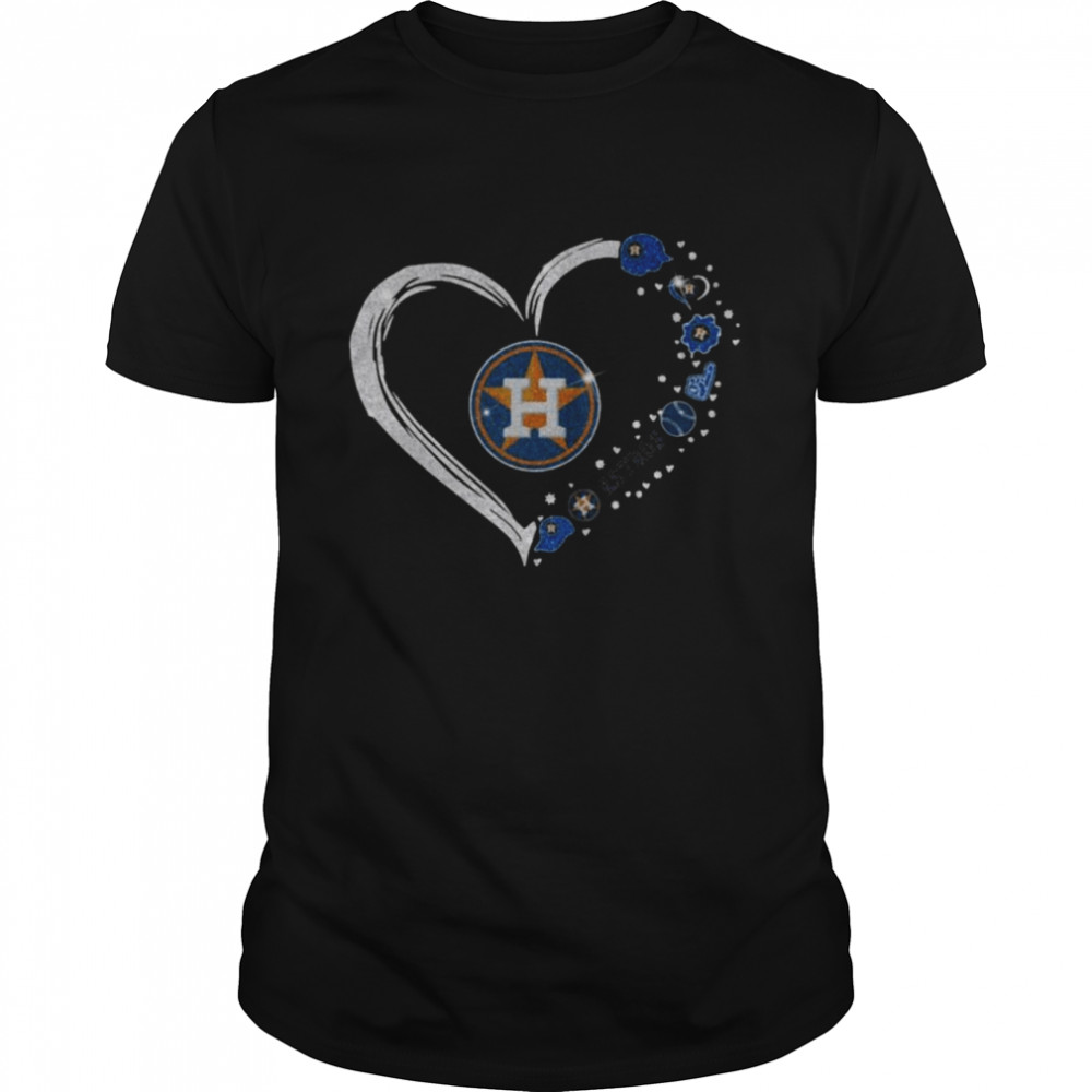 Diamonds Heart Love Houston Astros 2021 Classic Men's T-shirt Diamonds Heart Love Houston Astros 2021 Classic Men's T-shirt
