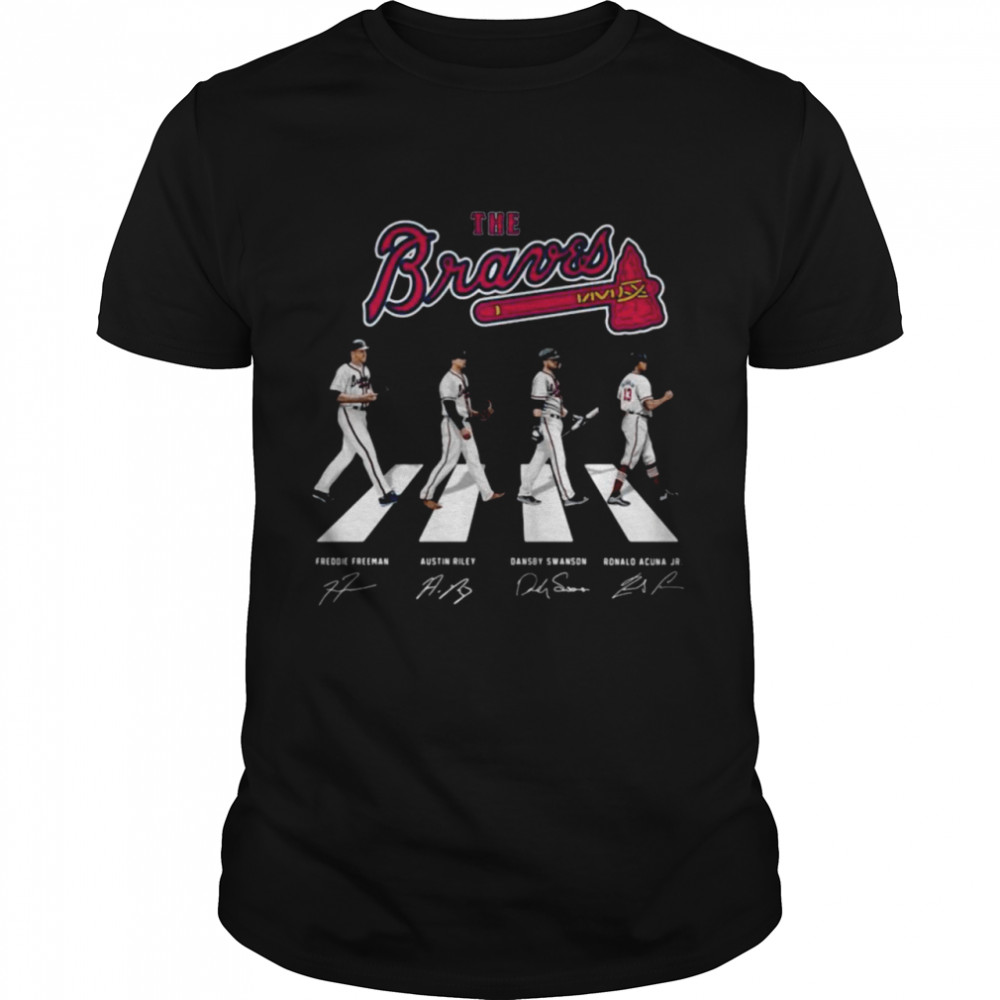 The Atlanta Braves Abbey Road Signatures  Classic Men's T-shirt