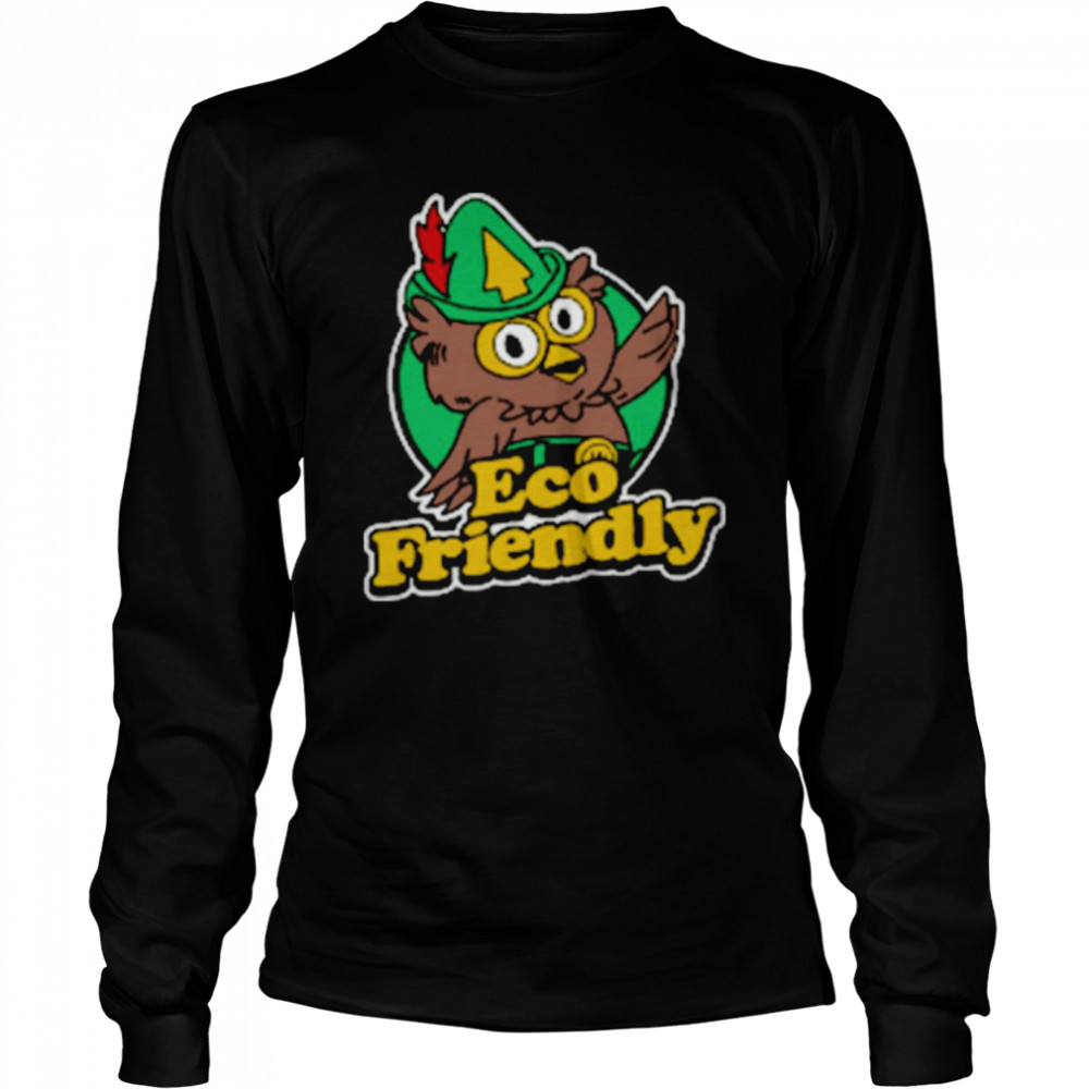 Woodsy Owl US Forest Service Eco Friendly  Long Sleeved T-shirt
