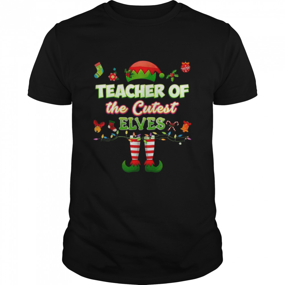 Teacher of the cutest elves shirt Teacher of the cutest kindergarten elves shirt Classic Men's T-shirt