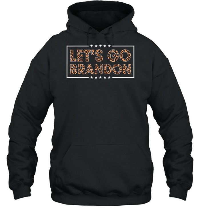 Let’s Go Brandon Conservative Leopard Print Girls Unisex Hoodie