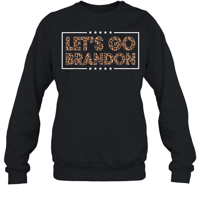 Let’s Go Brandon Conservative Leopard Print Girls Unisex Sweatshirt