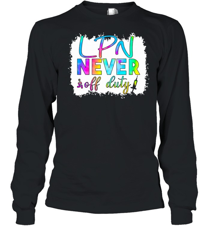 LPN Never Off Duty Color Long Sleeved T-shirt