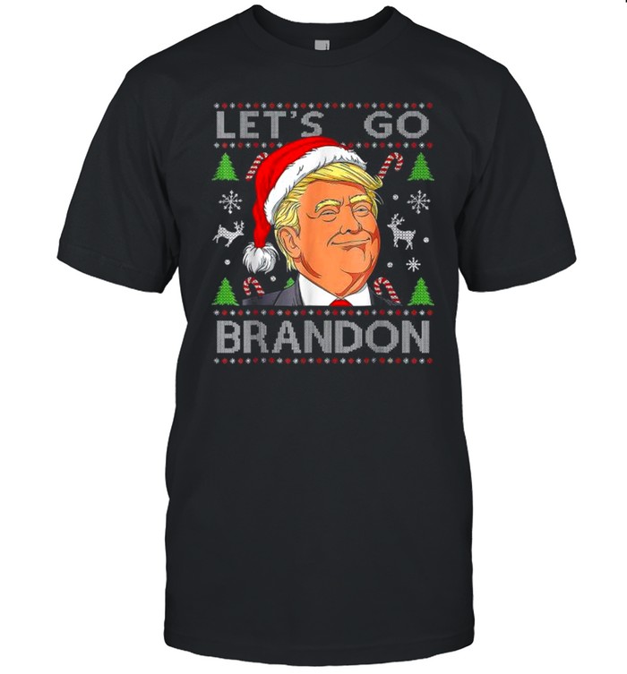 President Donald Trump Let’s Go Brandon Ugly Christmas Sweatshirt Classic Men's T-shirt