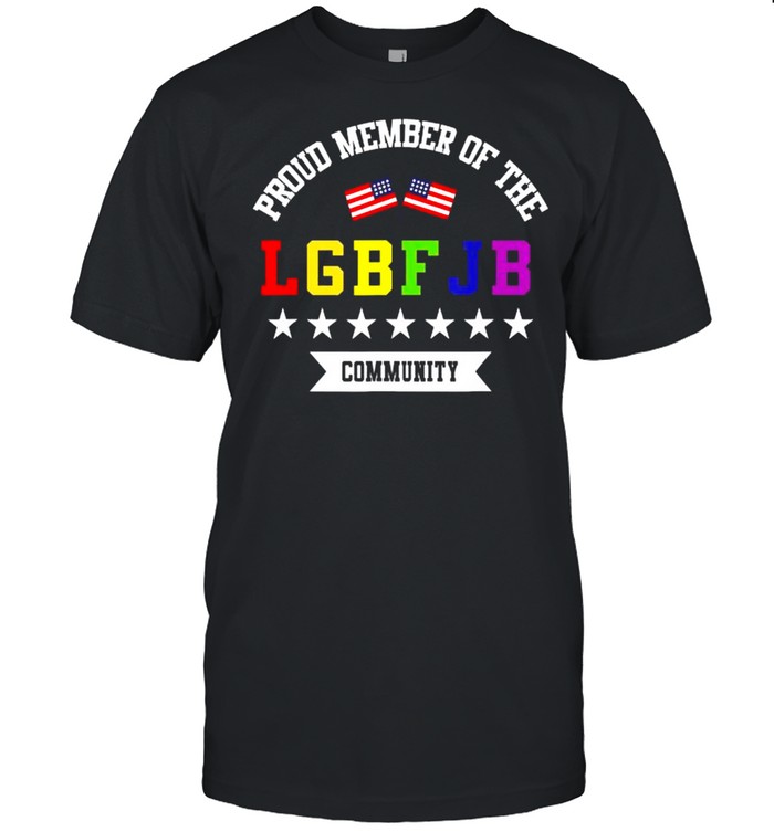 LGBFJB Proud Member Community Pride US FLAG Tee  Classic Men's T-shirt