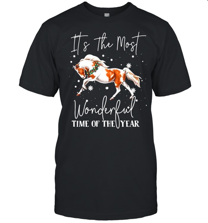 Horse It’s The Most Wonderful Time Of The Year T-shirt
