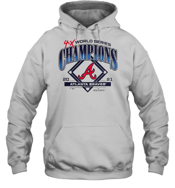 4-Time World Series Champions Atlanta Braves shirt - Heaven Shirt